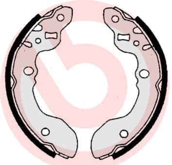 BREMBO Sada brzdových čeľustí S79516 1