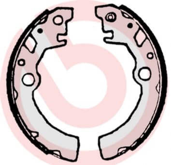 BREMBO Sada brzdových čeľustí S79519 1