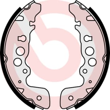 BREMBO Sada brzdových čeľustí S79521 1