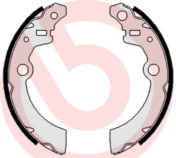BREMBO Sada brzdových čeľustí S79523 1