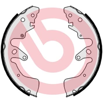 BREMBO Sada brzdových čeľustí S 79 524 1