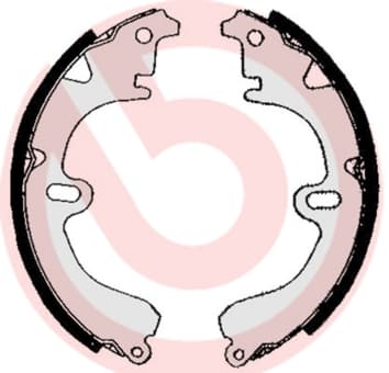 BREMBO Sada brzdových čeľustí S83504 1