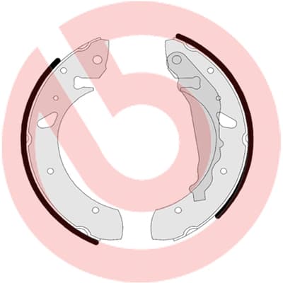 BREMBO Sada brzdových čeľustí S83507 1