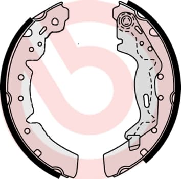 BREMBO Sada brzdových čeľustí S83510 1
