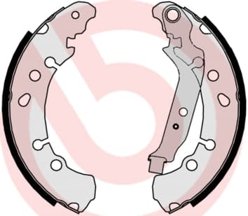 BREMBO Sada brzdových čeľustí S 83 513 1
