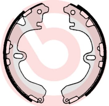 BREMBO Sada brzdových čeľustí S83531 1