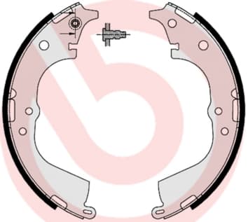 BREMBO Sada brzdových čeľustí S83537 1