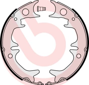 BREMBO Sada brzd. čeľustí parkov. brzdy S83543 1