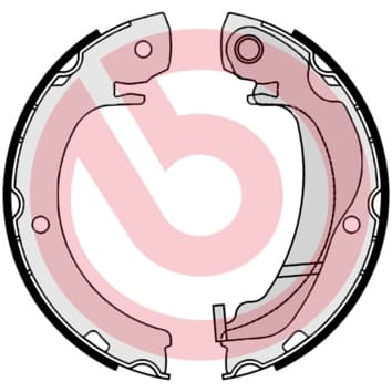 BREMBO Sada brzd. čeľustí parkov. brzdy S83561 1