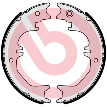 BREMBO Sada brzd. čeľustí parkov. brzdy S83563 1