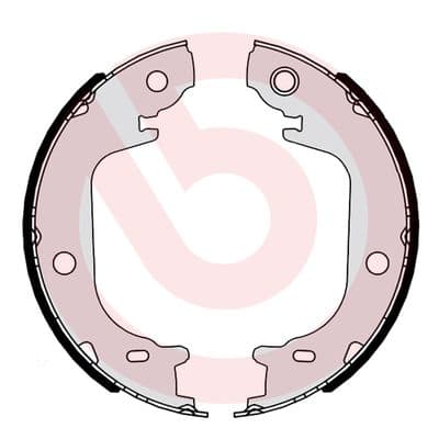 BREMBO Sada brzd. čeľustí parkov. brzdy S83565 1