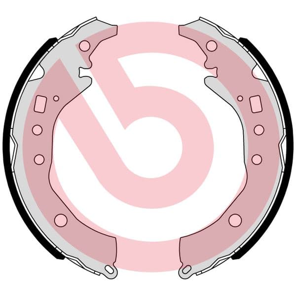 BREMBO Sada brzdových čeľustí S 83 571 1