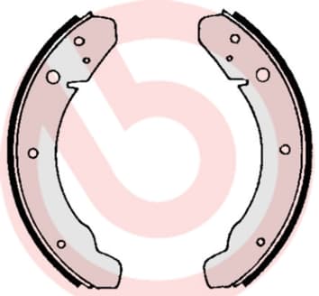 BREMBO Sada brzdových čeľustí S85501 1