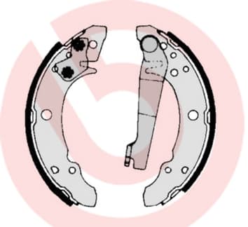 BREMBO Sada brzdových čeľustí S85507 1