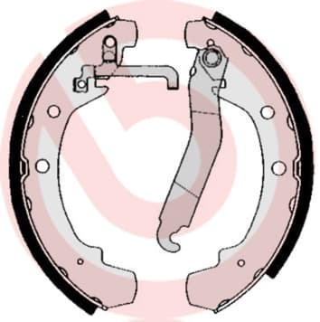 BREMBO Sada brzdových čeľustí S85510 1
