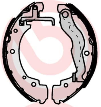 BREMBO Sada brzdových čeľustí S85515 1