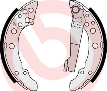 BREMBO Sada brzdových čeľustí S85535 1