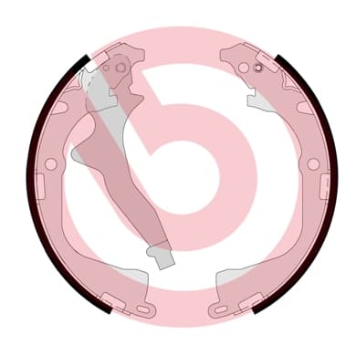 BREMBO Sada brzdových čeľustí S85542 1