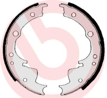 BREMBO Sada brzdových čeľustí SA6501 1