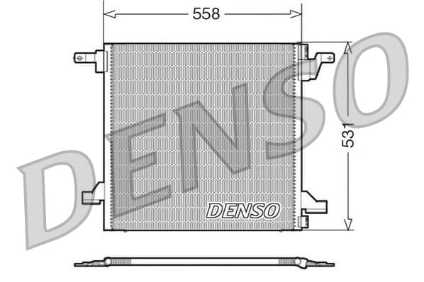 DENSO Kondenzátor klimatizácie DCN17022 1