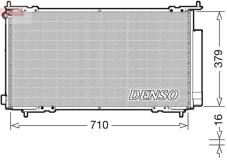 DENSO Kondenzátor klimatizácie DCN40015 1