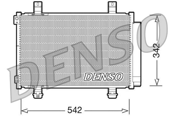 DENSO Kondenzátor klimatizácie DCN47005 1
