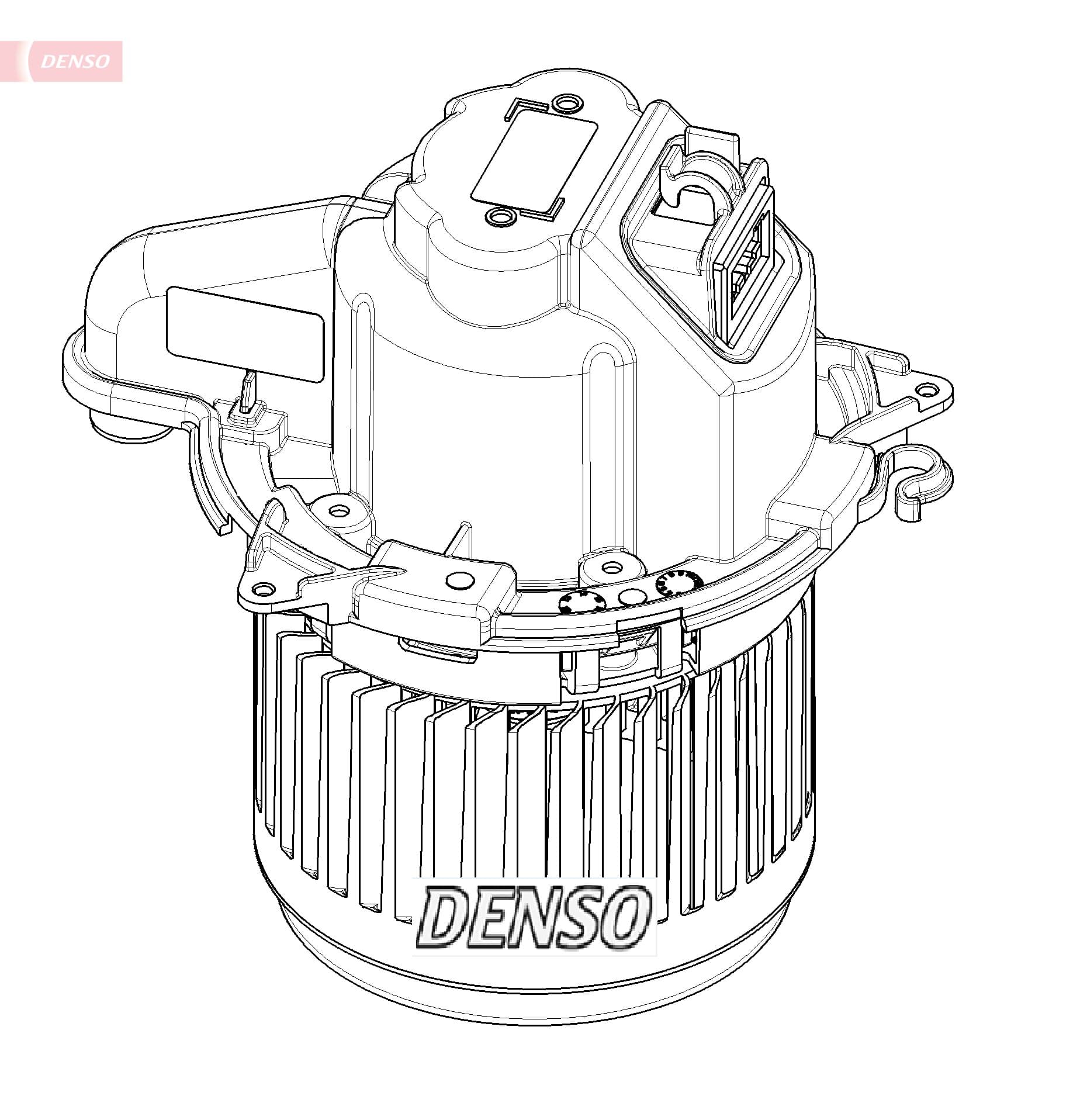 DENSO Vnútorný ventilátor DEA23023 1