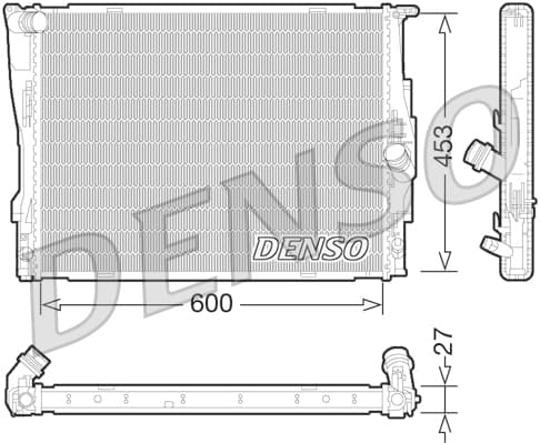 DENSO Chladič motora DRM05073 1
