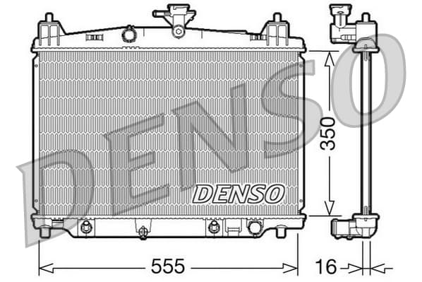 DENSO Chladič motora DRM44018 1