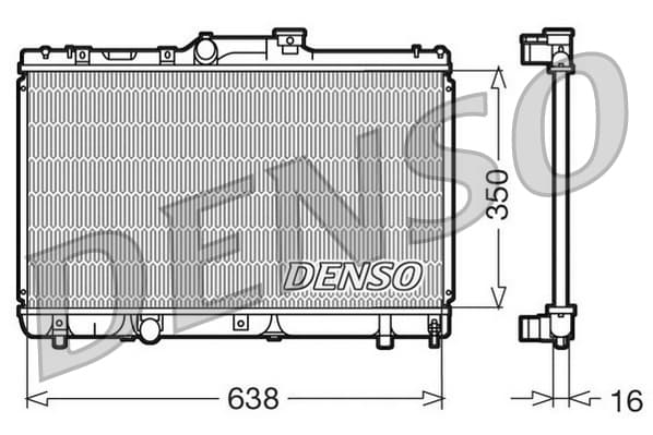 DENSO Chladič motora DRM50013 1