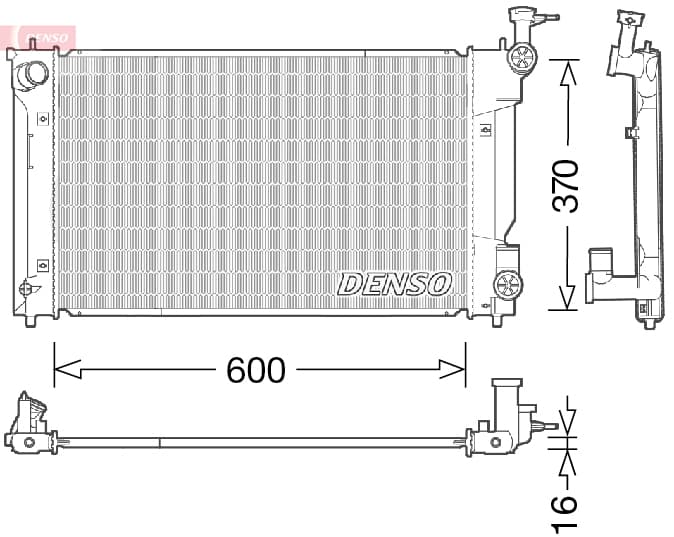 DENSO Chladič motora DRM50094 1