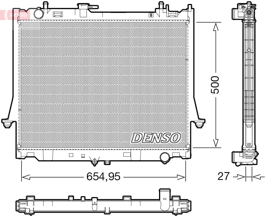 DENSO Chladič motora DRM99014 1