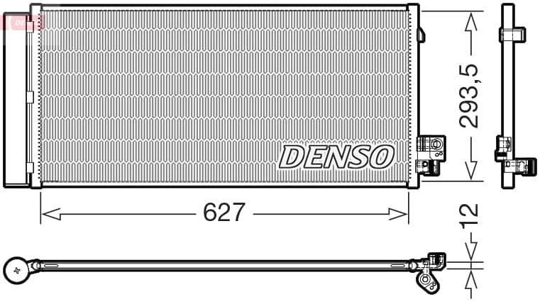 DENSO Kondenzátor klimatizácie DCN05113 1