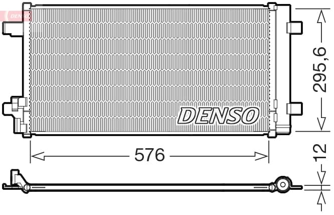 DENSO Kondenzátor klimatizácie DCN32069 1