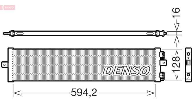DENSO Kondenzátor klimatizácie DCN41028 1