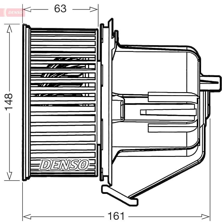 DENSO Vnútorný ventilátor DEA07027 1