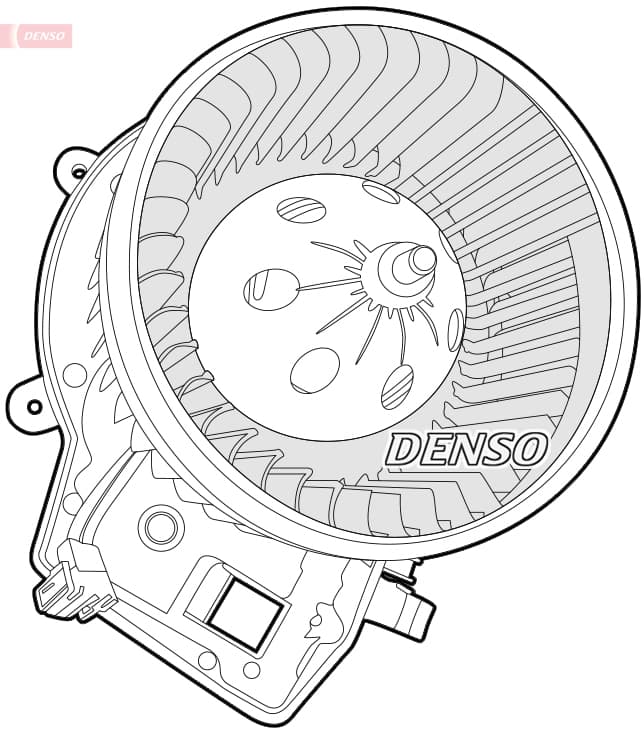 DENSO Vnútorný ventilátor DEA17001 1