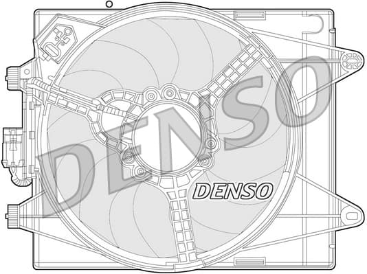 DENSO Ventilátor chladenia motora DER13005 1