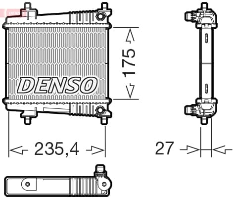 DENSO Chladič motora DRM05078 1