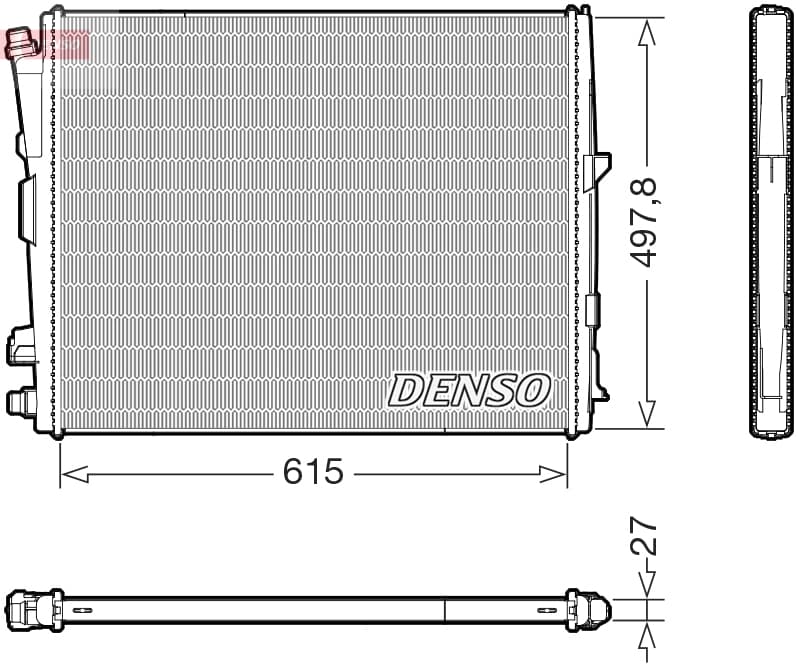 DENSO Chladič motora DRM05123 1