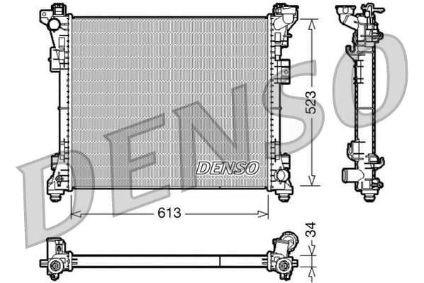 DENSO Chladič motora DRM06006 1