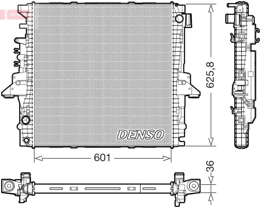 DENSO Chladič motora DRM14004 1