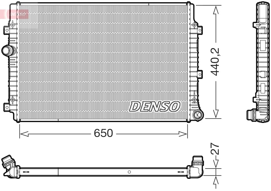 DENSO Chladič motora DRM32059 1