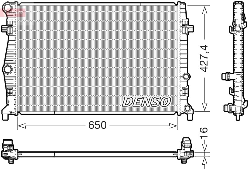 DENSO Chladič motora DRM32060 1