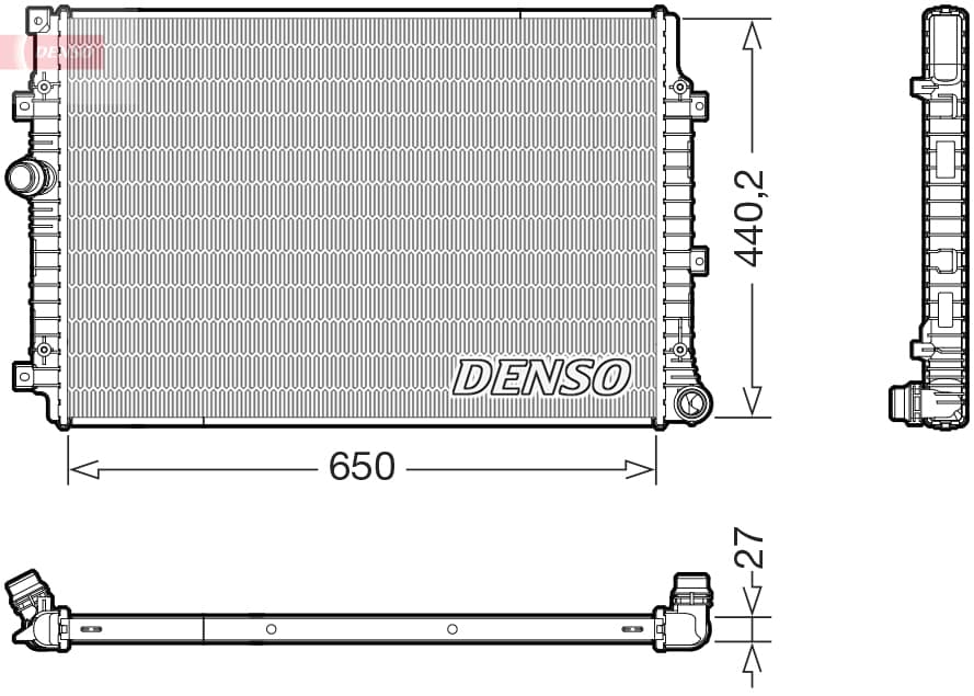 DENSO Chladič motora DRM32065 1