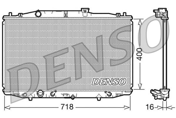 DENSO Chladič motora DRM40024 1