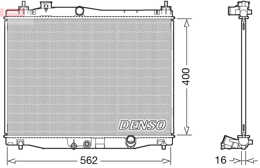 DENSO Chladič motora DRM40047 1