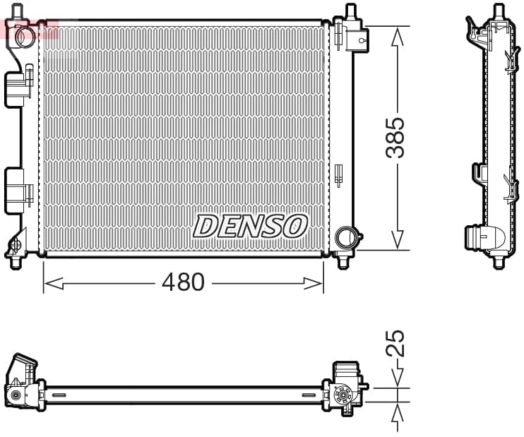 DENSO Chladič motora DRM41034 1