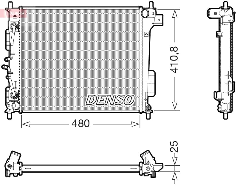 DENSO Chladič motora DRM43018 1