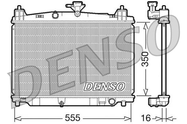 DENSO Chladič motora DRM44016 1